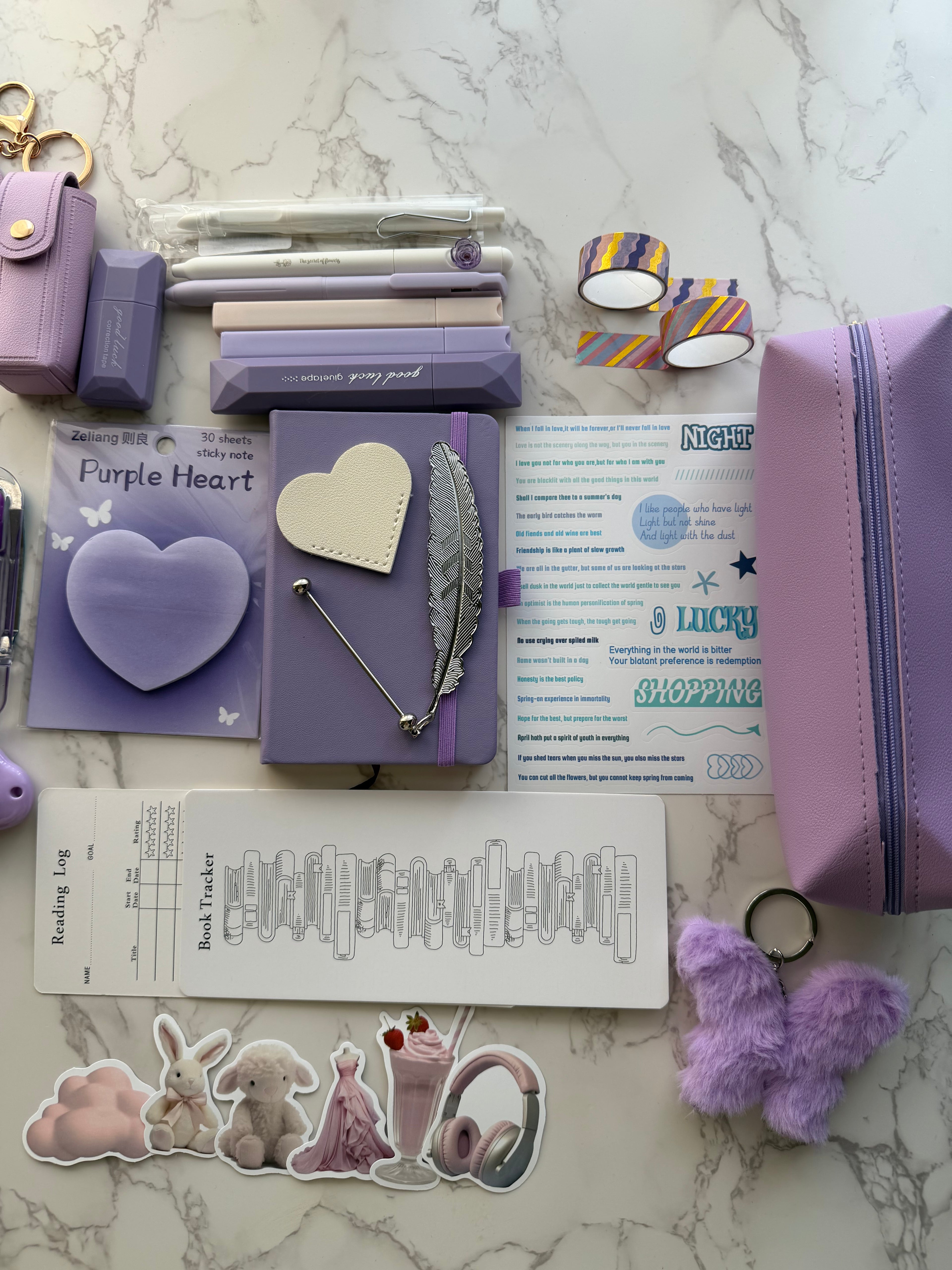 Purple bookish bundle