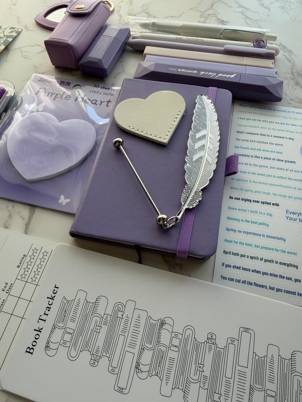 Purple bookish bundle
