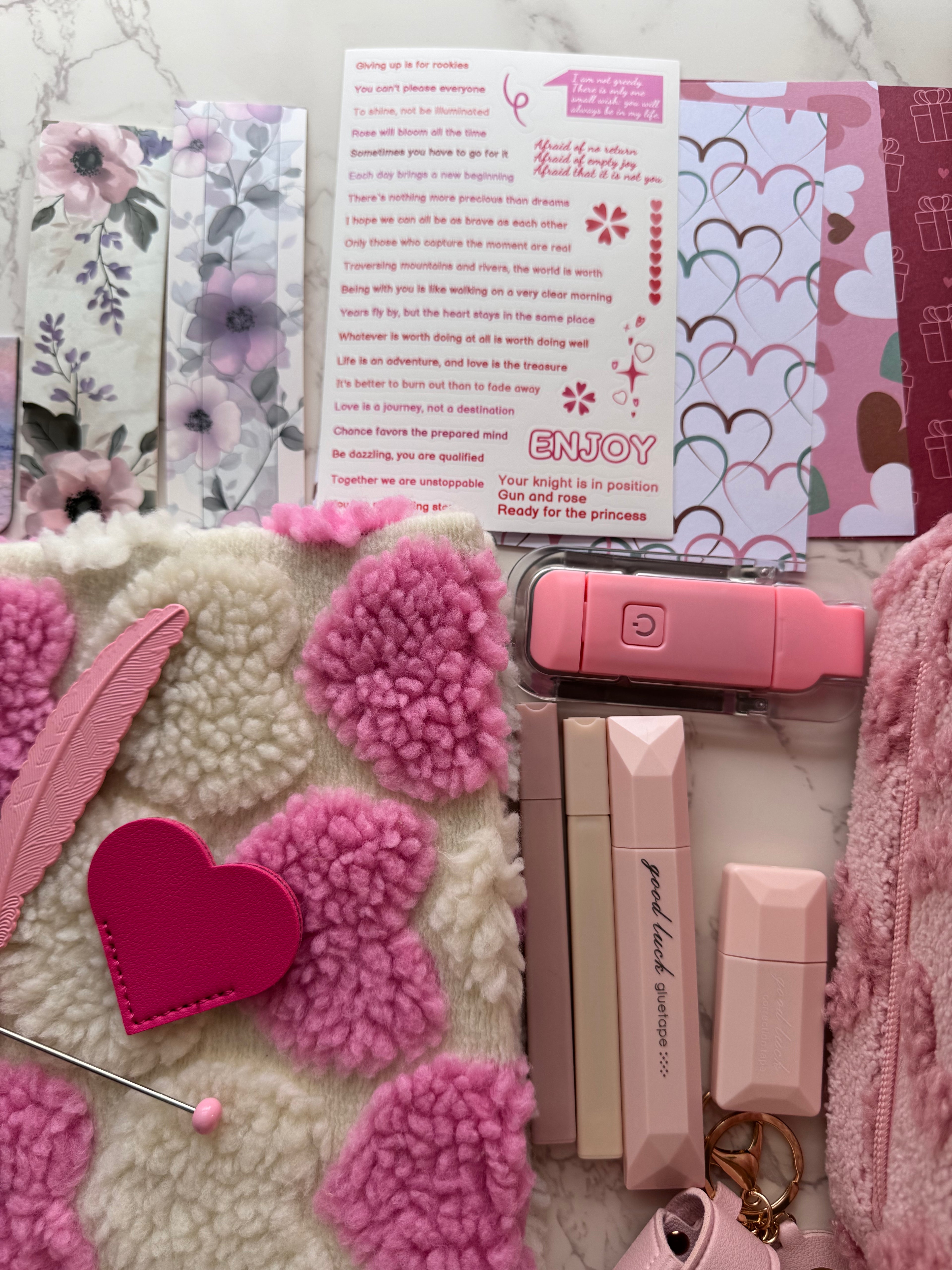 Love Notes bookish bundle |PINK|